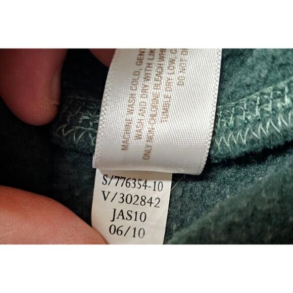 Old Navy Mens XL Green Fleece Zip Up Outdoor Casual Long Sleeve Pockets Jacket - Picture 12 of 12